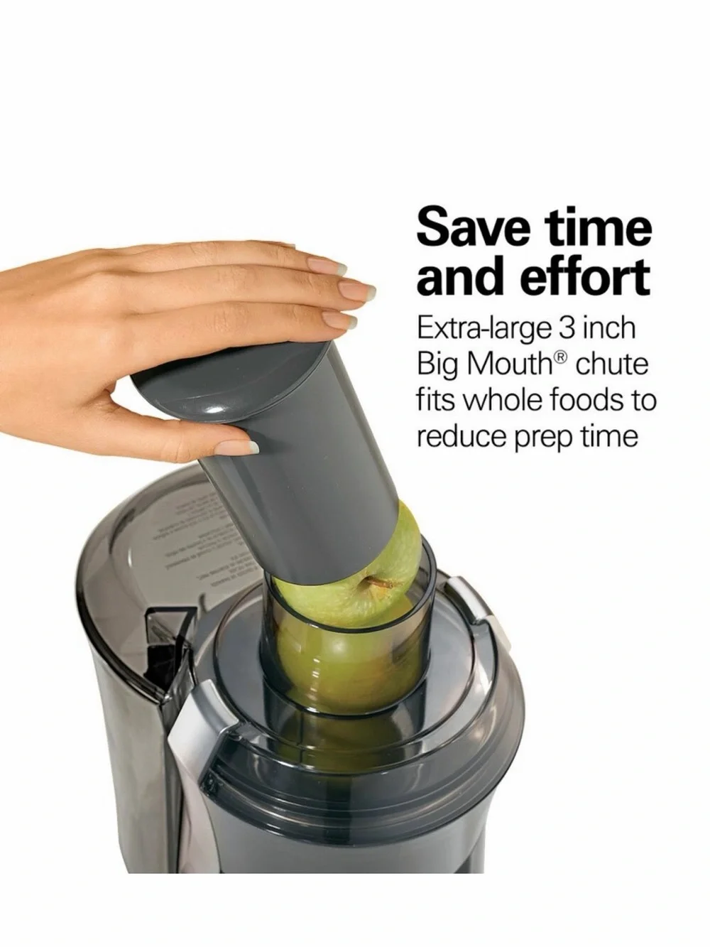 Hamilton Beach big mouth pro 800 watt juice extractor 67650: 20 oz capacity